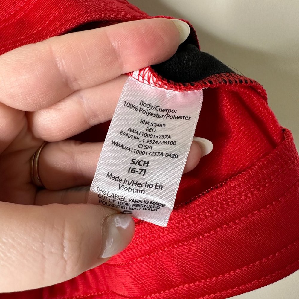 Athletic Works Red Full Zip Jacket Boys Small - Picture 3 of 4